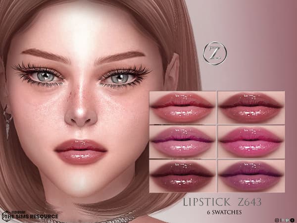 Скриншот мода Блеск для губ Lipstick Z643